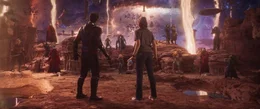 Scott Lang / Ant-Man (Paul Rudd, l.); Cassie Lang (Kathryn Newton, r.)