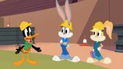 v.li: Daffy Duck, Bugs Bunny, Lola Bunny