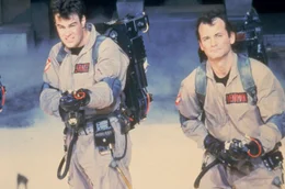 L-R:Dr. Raymond Stantz  (Dan Aykroyd), Dr. Peter Venkman (Bill Murray).