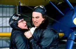 L-R: Officer Sweetchuck (Tim Kazurinsky), Officer Zed (Bobcat Goldthwait )
