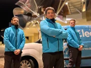 Juan Paulino Dueñas Sánchez, Josele Bernabé López de Cózár und Francisco Pérez Mora, die für CleanFly arbeiten.