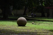 Mehr als 300 dieser Steinkugeln - Bolas - wurden in Costa Rica entdeckt.