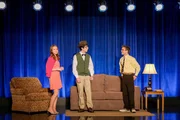 L-R: Brea Bee (Sadie Stanley), Matthew Schernecke (Augie Isaac), Adam Goldberg (Sean Giambrone)