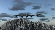Allied plane attacking the Eagle's Nest.