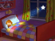 Der Stern findet Tommy statt Laura in ihrem Bett.