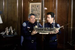 Lance Kinsey (r),  G.W. Bailey (l).