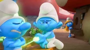 Glee-Go manipuliert alle Schlümpfe und macht sie zu seinen "Freunden".