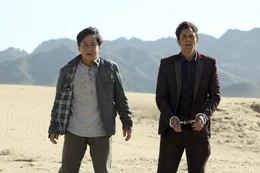 On left: Bennie Chan (Jackie Chan).