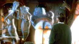 Die drei fiesen Gespenster machen es dem 'Geistertherapeut' Dr. James Harvey (Bill Pullman) nicht gerade leicht..!