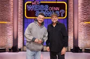 Die Kandidaten dieser Sendung: Schlagersänger Ben Zucker (l.) und der Texter und Rapper der Hip-Hop-Gruppe ‚Die Fantastischen Vier‘, Smudo (r.).