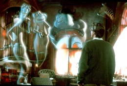 Die drei fiesen Gespenster machen es dem 'Geistertherapeut' Dr. James Harvey (Bill Pullman) nicht gerade leicht..!