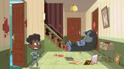 Tommy (l.) hat Gorilla Jack (r.) in das Wohnhaus gelassen, was in einem ziemlichen Chaos endet. Tommy (l.) hat Gorilla Jack (r.) in das Wohnhaus gelassen, was in einem ziemlichen Chaos endet.