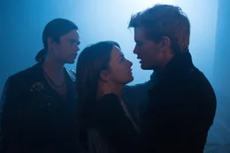 L-R: Cam (Harrison Gilbertson); Luce (Addison Timlin); Daniel (Jeremy Irvine)