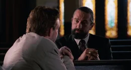 L-R: Harry Angel (Mickey Rourke) und Louis Cyphre (Robert De Niro)