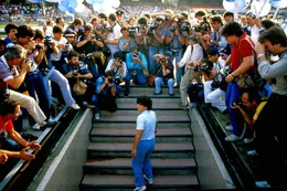 Von der Presse gefeiert: Diego Maradona