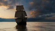 Ein in den 1830er/1840er Jahren von New Orleans aus fahrendes Packet Ship, das im Golf von Mexiko sank. Packet Ships waren im regelmäßigen Handel von den großen Häfen aus tätig und beförderten sowohl Passagiere als auch Fracht. Die Ladung dieses Schiffes bestand höchstwahrscheinlich aus Baumwolle. Ein in den 1830er/1840er Jahren von New Orleans aus fahrendes Packet Ship, das im Golf von Mexiko sank. Packet Ships waren im regelmäßigen Handel von den großen Häfen aus tätig und beförderten sowohl Passagiere als auch Fracht. Die Ladung dieses Schiffes bestand höchstwahrscheinlich aus Baumwolle.