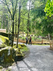Christine Reiler und Walter Leitner im Ötzidorf Umhausen. Christine Reiler und Walter Leitner im Ötzidorf Umhausen.