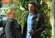 Nicole lässt nicht mit sich reden. Von links: Nicole Götz (Julia Küllinger) und Sebastian Wildner (Herbert Ulrich). Nicole lässt nicht mit sich reden. Von links: Nicole Götz (Julia Küllinger) und Sebastian Wildner (Herbert Ulrich).