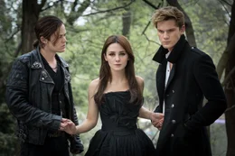 L-R: Cam (Harrison Gilbertson); Luce (Addison Timlin); Daniel (Jeremy Irvine)