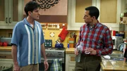 L-R: Alan Harper (Jon Cryer) und Charlie Harper (Charlie Sheen)