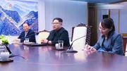 Immer an der Seite ihres Bruders bei internationalen Empf&auml;ngen oder Verhandlungen: Kim Yo-jong, die j&uuml;ngere Schwester des nordkoreanischen Diktators.