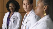 Dr. Olivia Jackson (Summer Brown, l.), Dr. Alex Park (Will Yun Lee), Dr. Jordan Allen (Bria Henderson) Dr. Olivia Jackson (Summer Brown, l.), Dr. Alex Park (Will Yun Lee), Dr. Jordan Allen (Bria Henderson)
