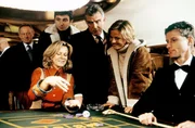 (v.li.): Günter Clemens (Tritthart), Andrea L’Arronge (Gräfin Schönberg), Hans Sigl (Andreas Blitz), Heinz Marecek (Hannes Kofler), Kristina Sprenger (Karin Kofler).