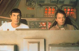Leonard Nimoy, DeForest Kelley