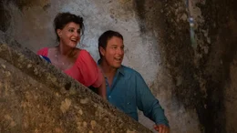 Toula Portokalos-Miller (Nia Vardalos), Ian Miller (John Corbett).
