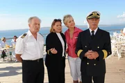 Die Crew der MS Deutschland: Horst Naumann, Heide Keller, Inka Bause, Siegfried Rauch (v.l.n.r.)