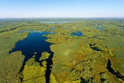 Donaudelta aus der Luft.