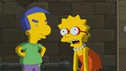 Milhouse (l.); Lisa (r.) Milhouse (l.); Lisa (r.)