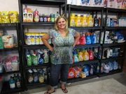 Gia mit ihrem Vorrat