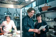v.li.: Richie Vitek (Alexander Pschill), Andi Reichertsberger (Fabian Schiffkorn), Joe Haizinger (Katharina Stemberger)