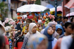 Strassenszene in Malaysia