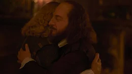 Earl of Southampton (Ian McKellen, l.) und William Shakespeare (Kenneth Branagh, r.)