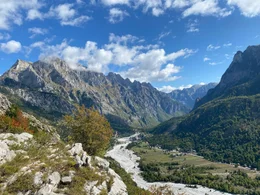 Spektakul&auml;re Aussichten im Valbona Tal in Albanien.