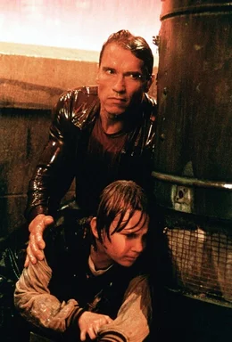Arnold Schwarzenegger, Austin O'Brien.