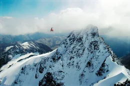 Flugaufnahme Gro&szlig;glockner von Westen.