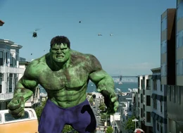 Im Falle von Nervosit&auml;t oder Ver&auml;rgerung wird aus Dr. Bruce Banner (Eric Bana) ein riesiges gr&uuml;nes Monster - der Hulk ...
