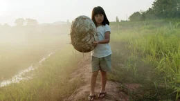 Ein riesiges Ei wurde in der thail&auml;ndischen Provinz Bueng Kan angesp&uuml;lt..