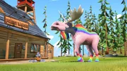 Rainbow moose.