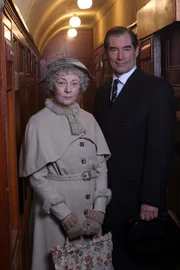 Geraldine McEwan as Miss Marple and Timothy Dalton as Clive Trevelyan