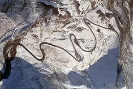 Die Gro&szlig;glockner-Hochalpenstrasse.