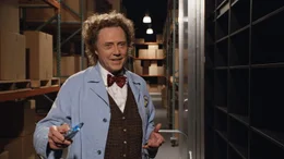 Der exzentrische Erfinder Morty (Christopher Walken) betreibt ein Elektrogesch&auml;ft, in dem Michael eine Universalfernbedienung kaufen will ...