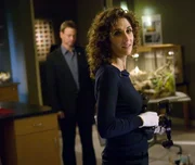 "Admissions" -- Stella (Melina Kanakaredes) and Mac (Gary Sinise) investigates the mysterious death of a handsome guidance counselor, and the "Taxi Cab Killer" continues to wreak havoc on the city, on CSI: NY Wednesday, April 30 (10:00-11:00 PM, ET/PT) on the CBS Television Network.