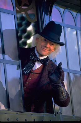 Dr. Emmett Brown (Christopher Lloyd)