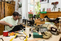 Lederhosenerzeuger Raich in Bad Aussee.
