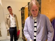 Kandidatin Franziska (Francis) und ihre Shoppingbegleitung Lukas