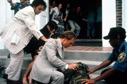 Harry Rex Vonner (Oliver Platt, l.), Ellen Roark (Sandra Bullock, 2.v.l.), Jake Tyler Brigance (Matthew McConaughey, 3.v.l.)